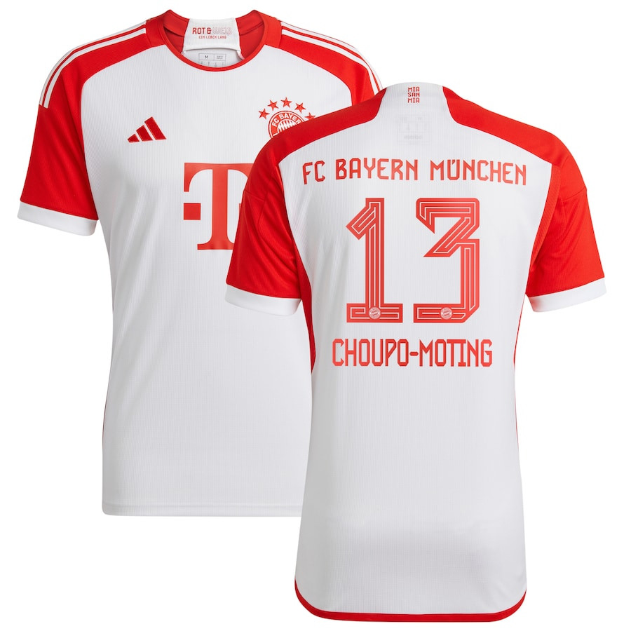 Eric Maxim Choupo-Moting 13 Bayern Munich 2023/24 Home Men Jersey – White
