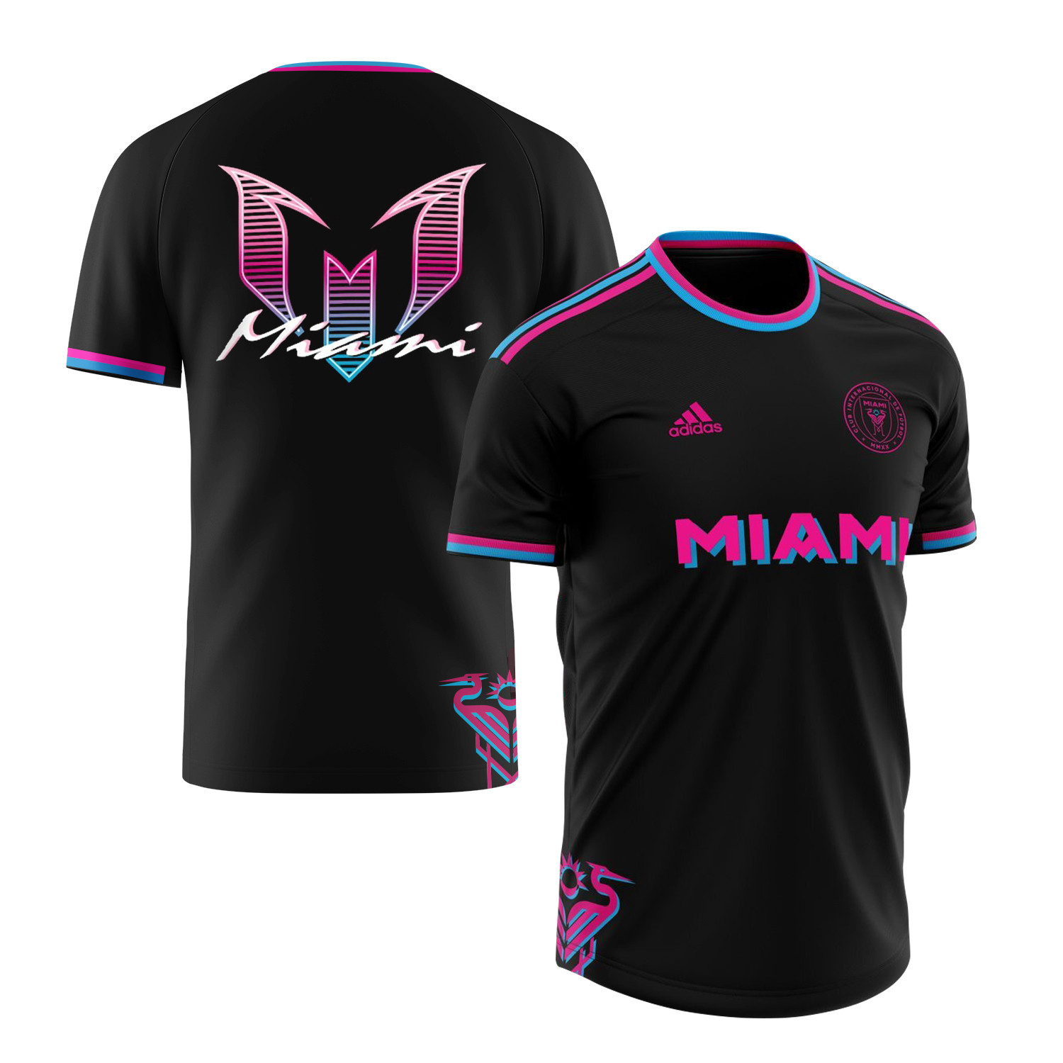 Inter Miami New Chapter 2023 Men Jersey – Saintetixx Concept, Black