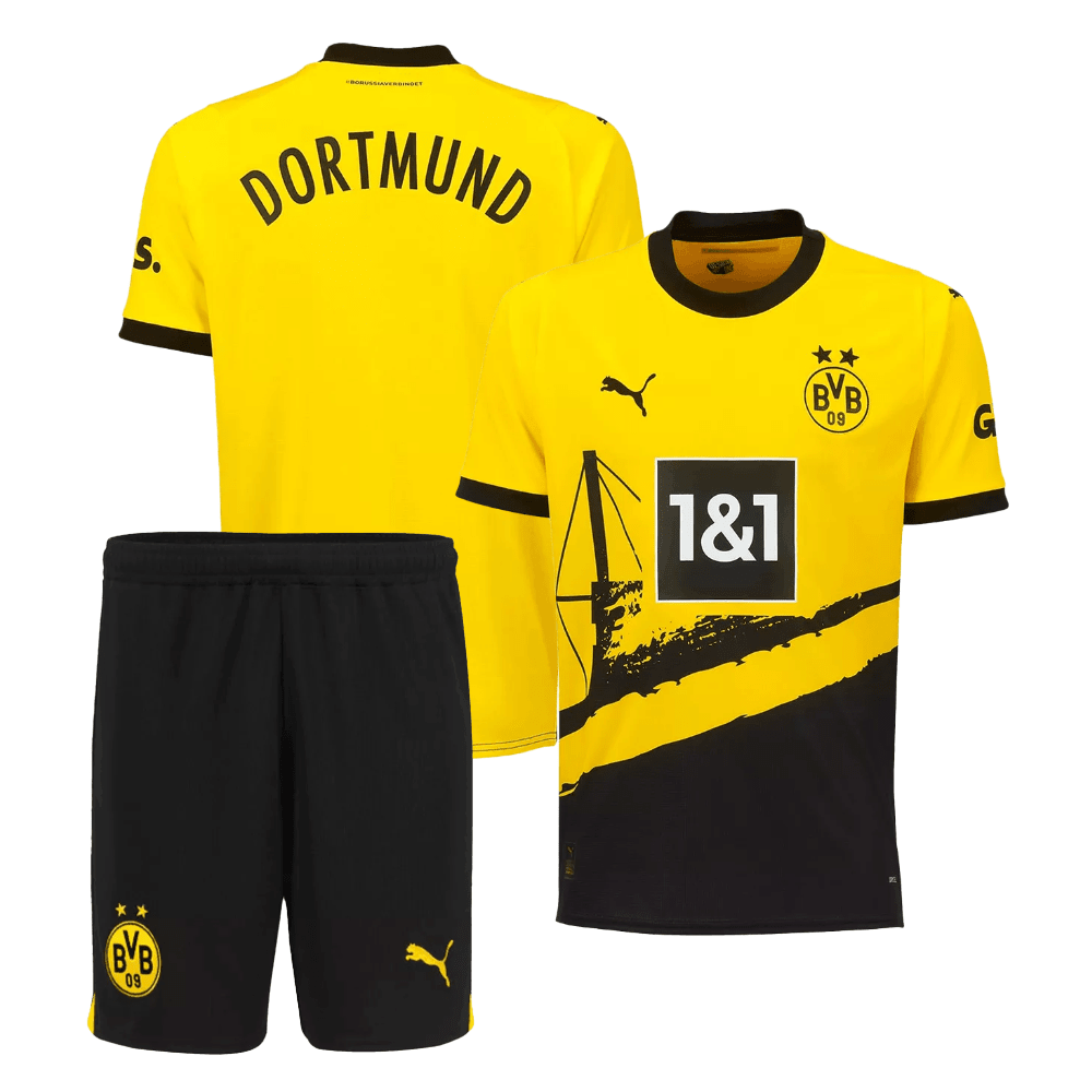 Borussia Dortmund 2023/24 Home Men Kit – Yellow