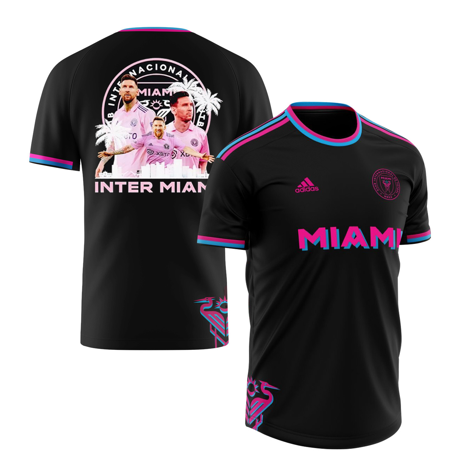 Lionel Messi 10 Inter Miami A New Chapter Begins 2023 Men Jersey – Saintetixx Concept, Black