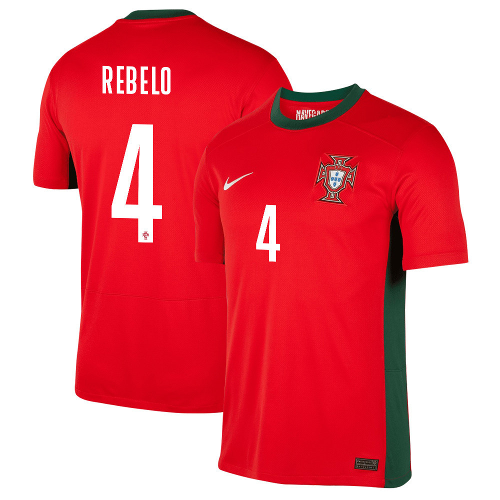 Slvia Rebelo 4 Portugal Women's National Team 2023-24 World Cup Home Men Jersey