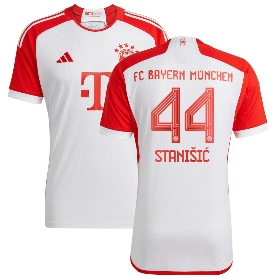 Josip Staniic 44 Bayern Munich 2023/24 Home Men Jersey – White