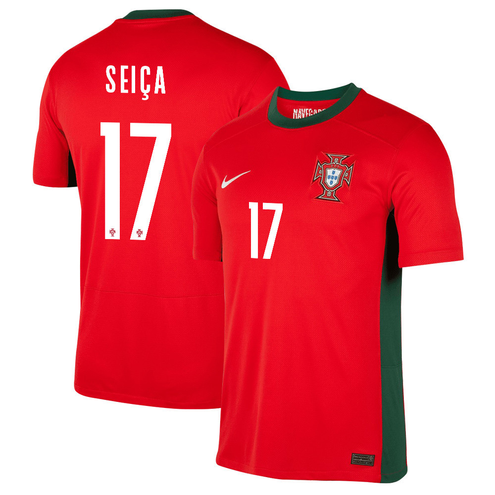 Ana Seia 17 Portugal Women's National Team 2023-24 World Cup Home Men Jersey