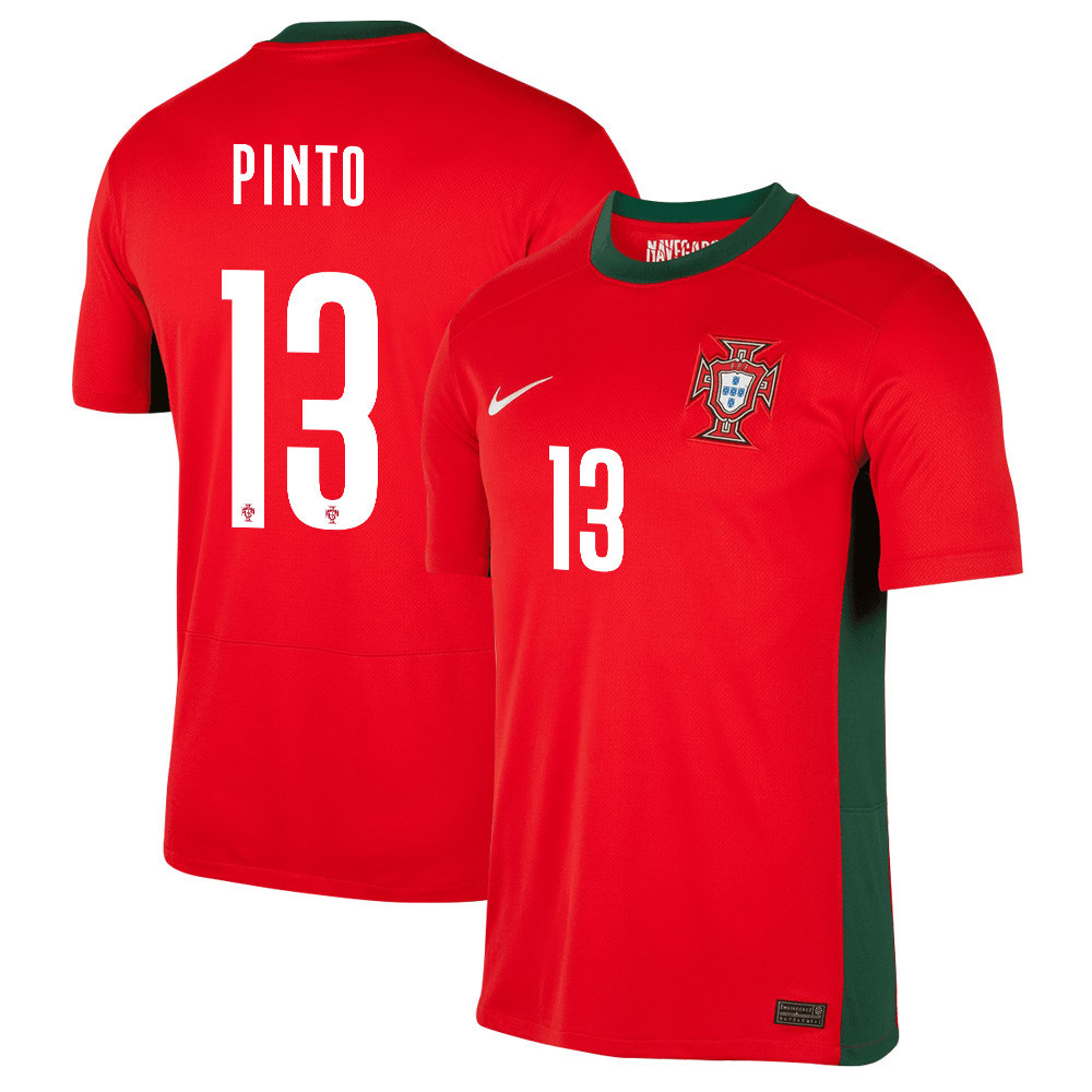 Ftima Pinto 13 Portugal Women's National Team 2023-24 World Cup Home Men Jersey