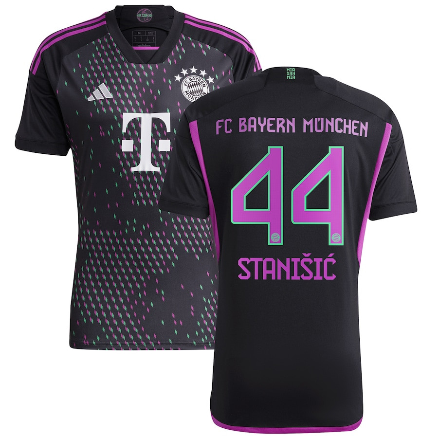 Josip Staniic 44 Bayern Munich 2023/24 Away Men Jersey – Black