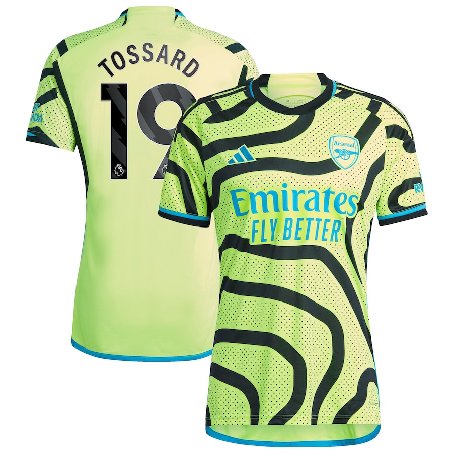 Leandro Trossard 19 Arsenal 2023/24 Away Men Jersey – Yellow