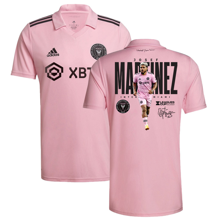 Josef Martnez 17 Inter Miami FC Leagues Cup 2023 Men Jersey – Pink, Player Version