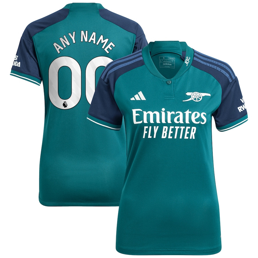 Arsenal 2023/24 Third Custom Women Jersey – Green