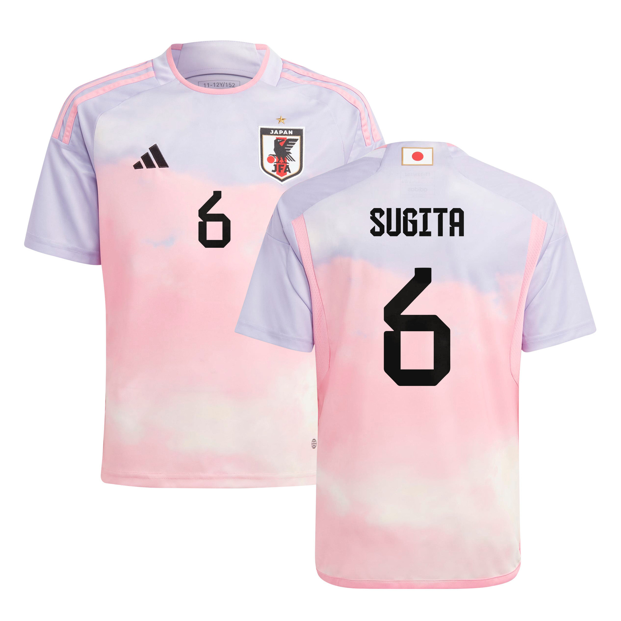 Hina Sugita 6 Japan Women's National Team 2023-24 World Cup Away Jersey, YOUTH