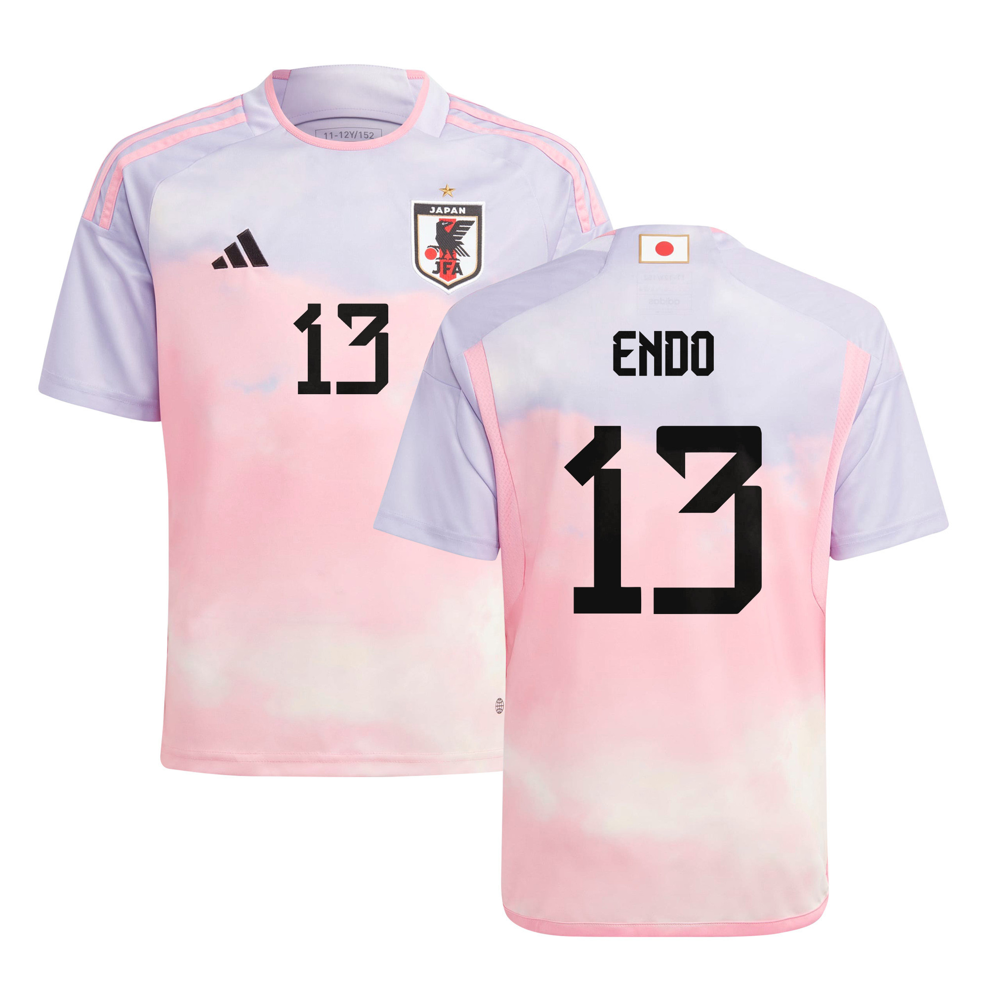Jun Endo 13 Japan Women's National Team 2023-24 World Cup Away Jersey, YOUTH