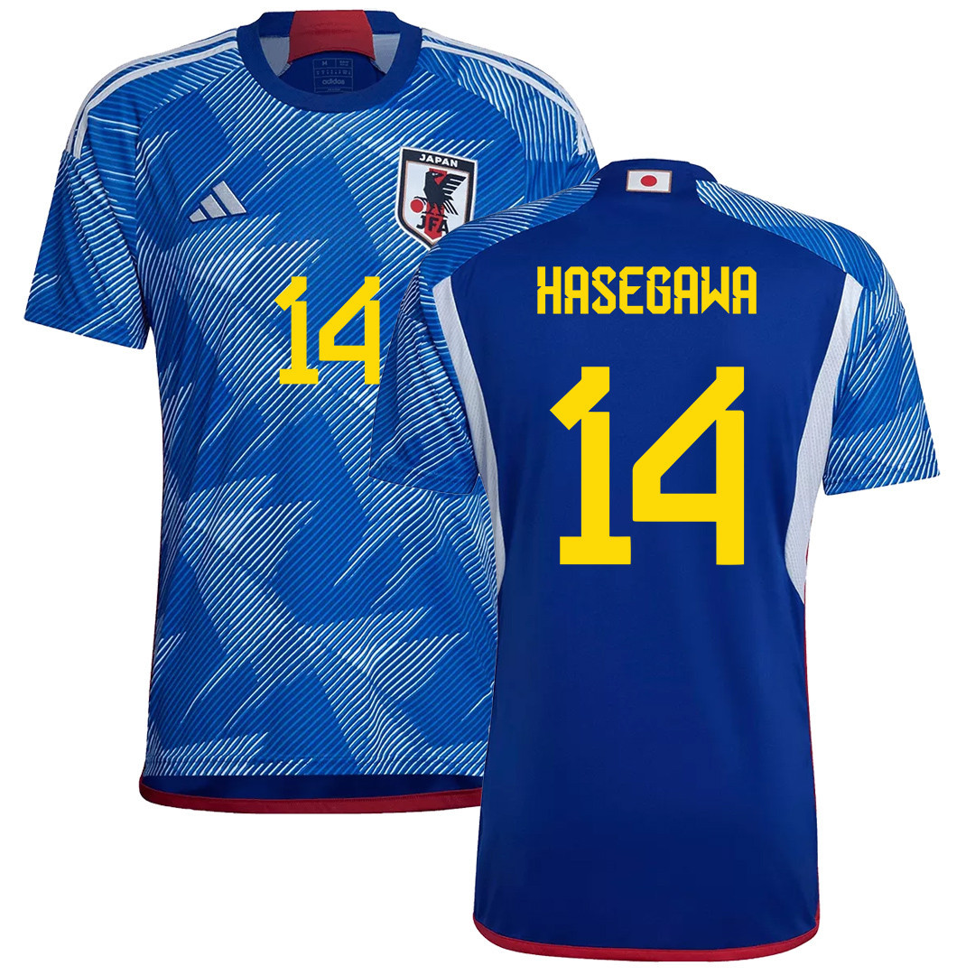 Yui Hasegawa 14 Japan Women's National Team 2023-24 World Cup Home Men Jersey
