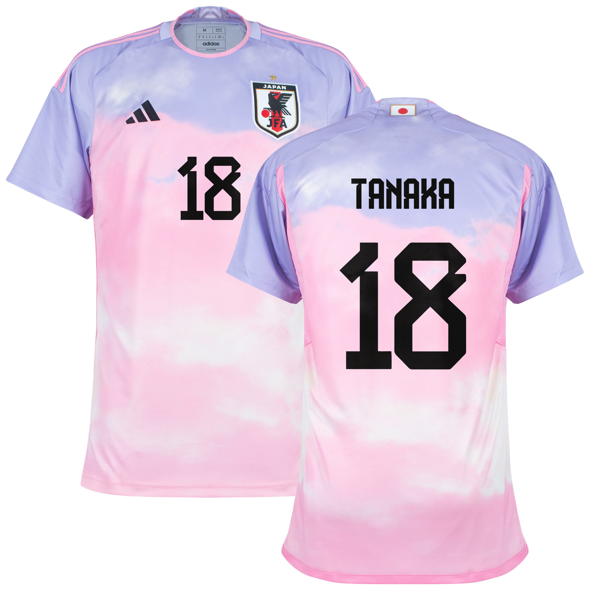 Momoko Tanaka 18 Japan Women's National Team 2023-24 World Cup Away Men Jersey
