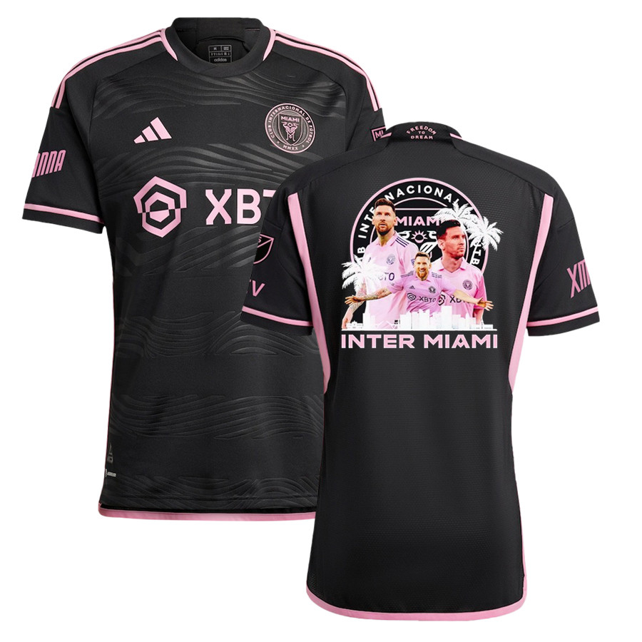 Lionel Messi 10 Inter Miami FC 2023 Idea Black Men Jersey – Player Version