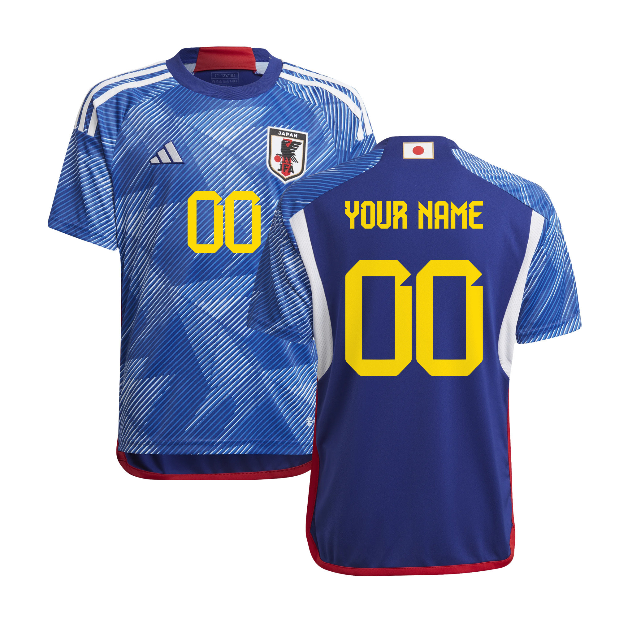 Japan Women's National Team 2023-24 World Cup Custom 00 Home Jersey, YOUTH