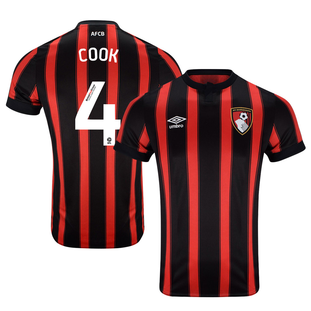 Lewis Cook 4 AFC Bournemouth 2023-24 EFL Home Men Jersey – Red