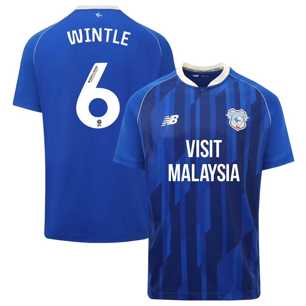 Ryan Wintle 6 Cardiff City FC 2023-24 Home Men Jersey – Blue