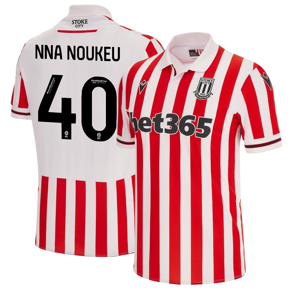 Blondy Nna Noukeu 40 Stoke City FC 2023/24 Home Men Jersey – White Red