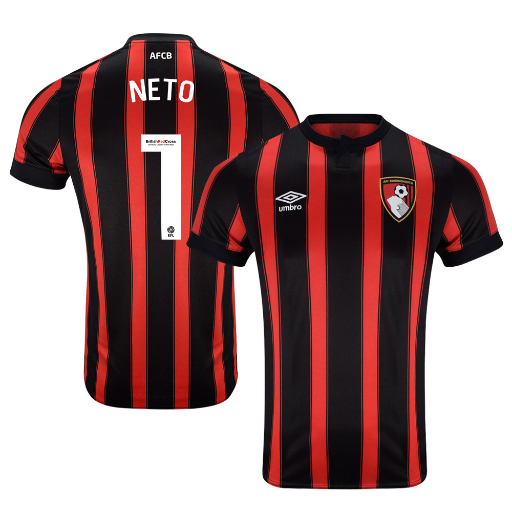 Neto 1 AFC Bournemouth 2023-24 EFL Home Men Jersey – Red
