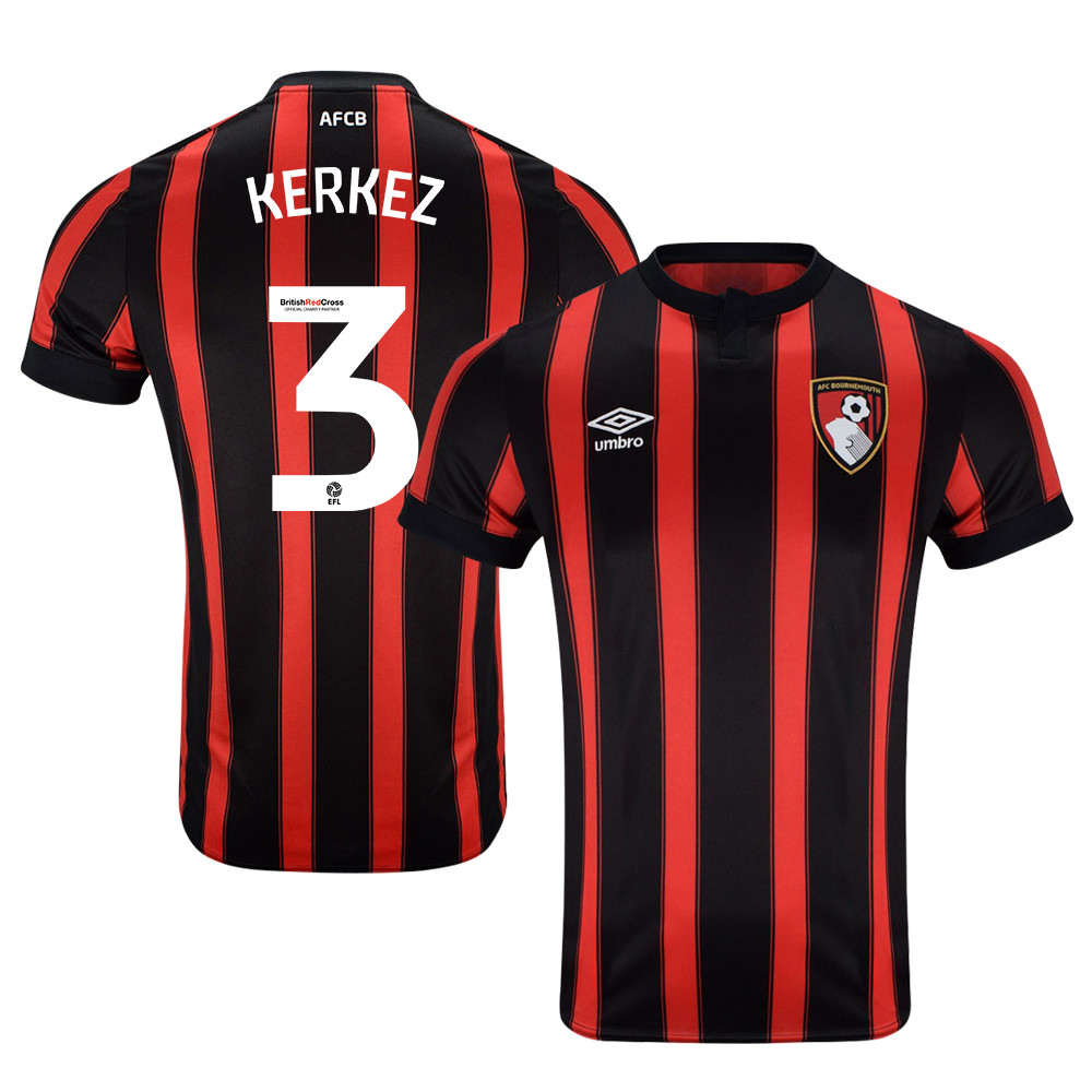 Milos Kerkez 3 AFC Bournemouth 2023-24 EFL Home Men Jersey – Red
