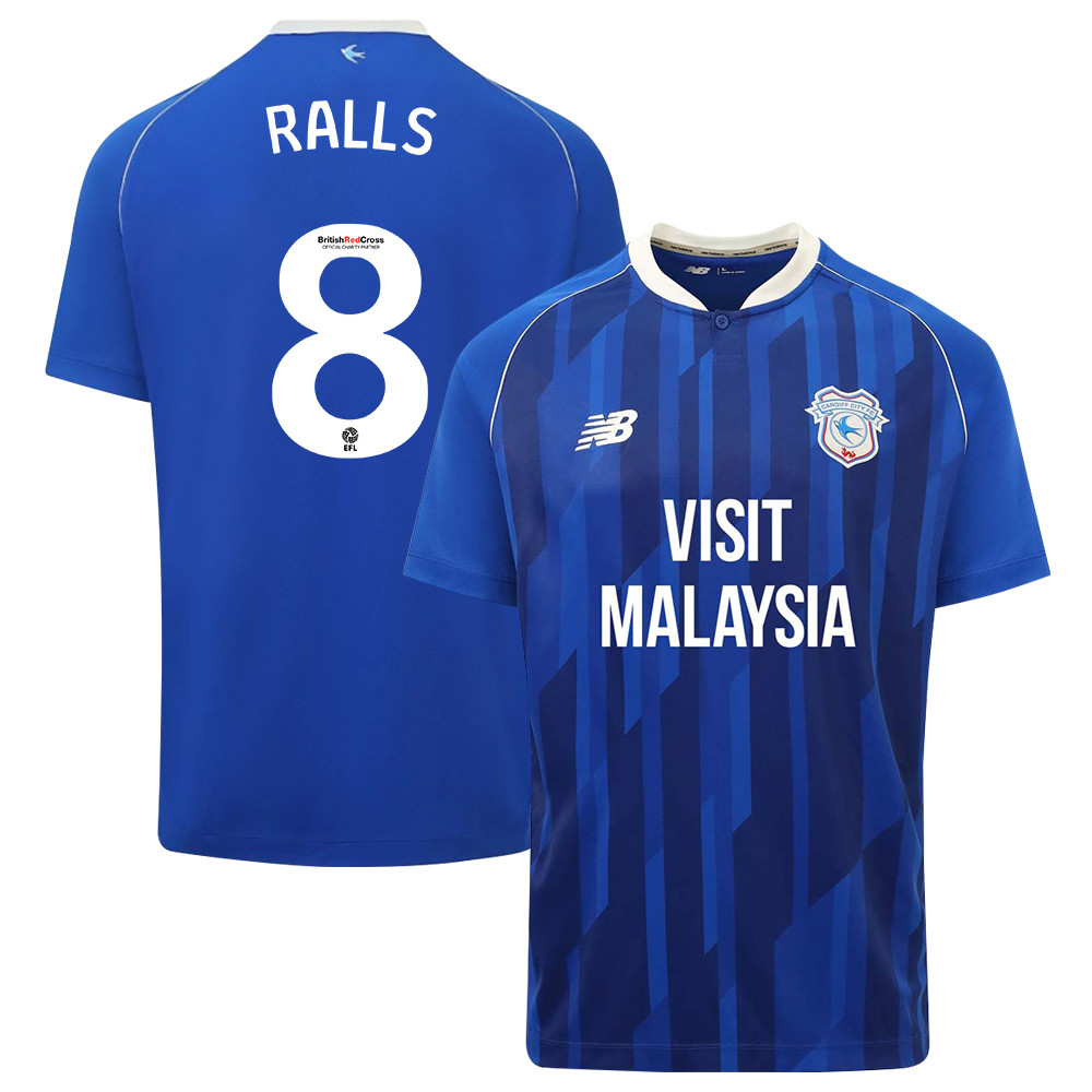 Joe Ralls 8 Cardiff City FC 2023-24 Home Men Jersey – Blue