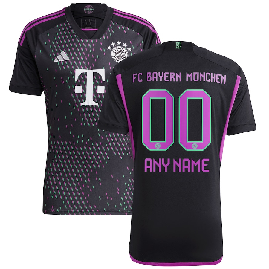 Bayern Munich 2023/24 Away Custom Men Jersey – Black