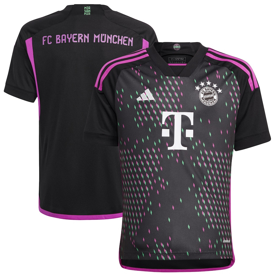 Bayern Munich 2023/24 Away Youth Jersey – Black