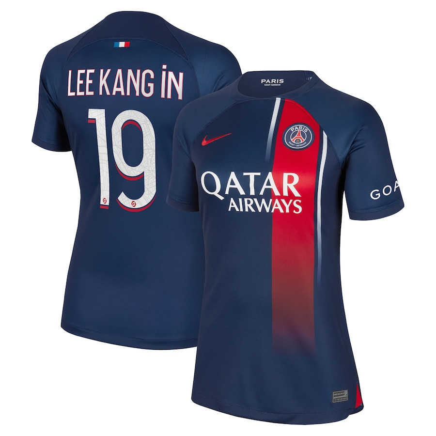 Lee Kang In 19 Paris Saint-Germain 2023/24 Home Women Jersey – Navy