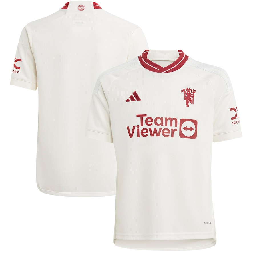 Manchester United Youth 2023/24 Third Jersey – White