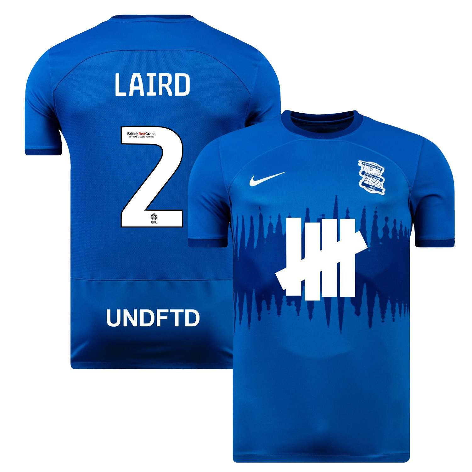 Ethan Laird 2 Birmingham City 2023/24 Home Men Jersey – Blue