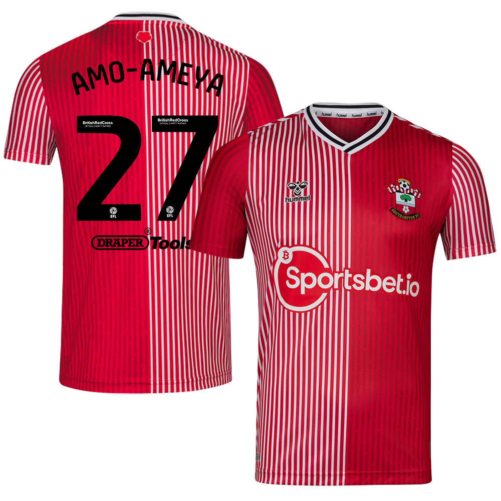 Sam Amo-Ameyaw 27 Southampton FC 2023/24 Home Men Jersey – Red