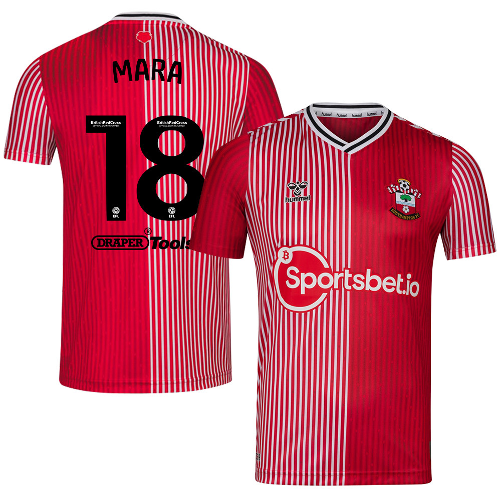 Skou Mara 18 Southampton FC 2023/24 Home Men Jersey – Red