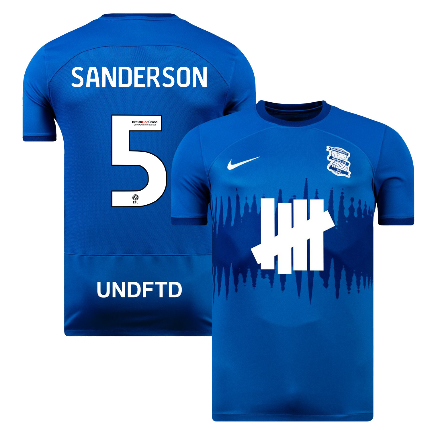 Dion Sanderson 5 Birmingham City 2023/24 Home Men Jersey – Blue