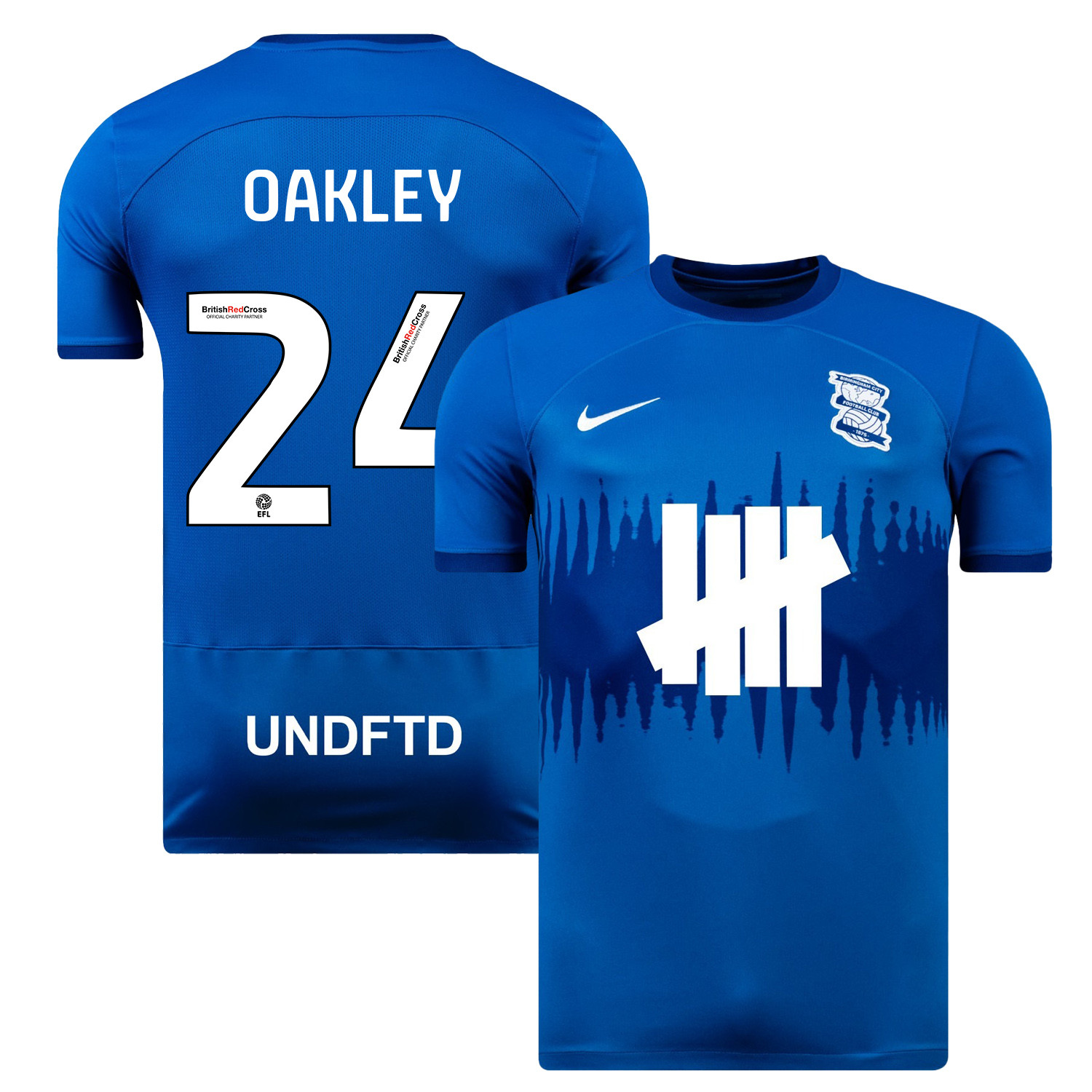 Marcel Oakley 24 Birmingham City 2023/24 Home Men Jersey – Blue