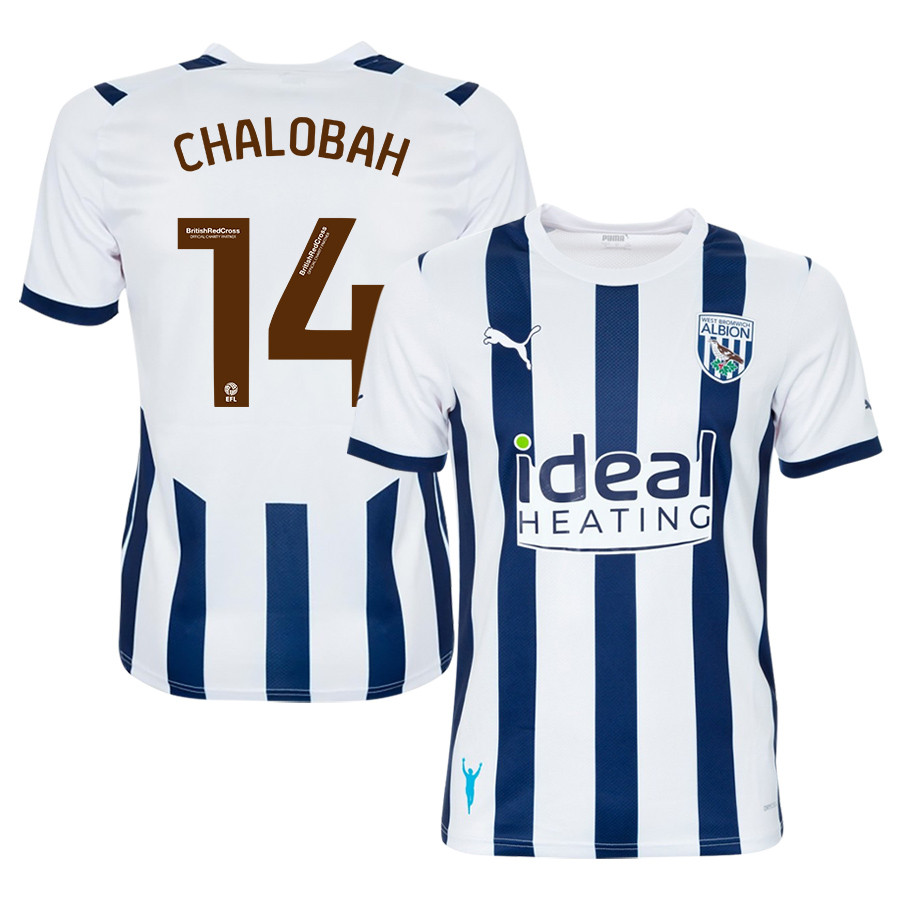 Nathaniel Chalobah 14 West Bromwich Albion FC 2023/24 Home Men Jersey – White
