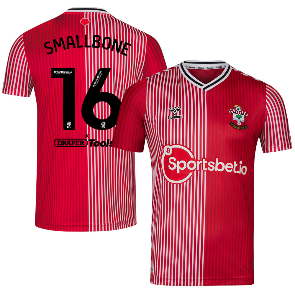 Will Smallbone 16 Southampton FC 2023/24 Home Men Jersey – Red