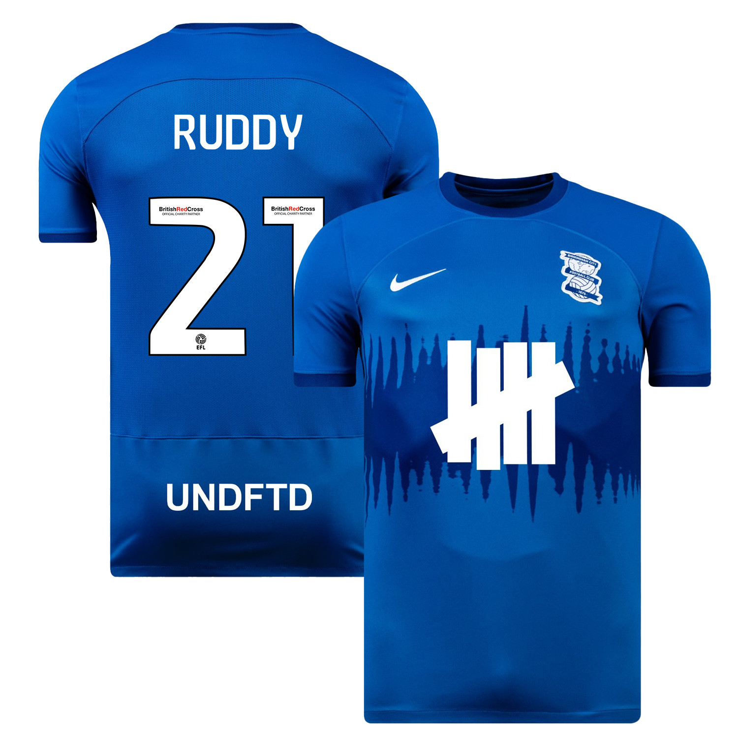 John Ruddy 21 Birmingham City 2023/24 Home Men Jersey – Blue