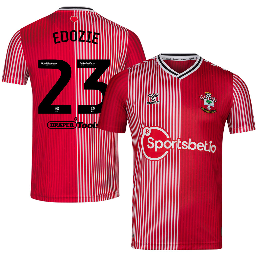 Samuel Edozie 23 Southampton FC 2023/24 Home Men Jersey – Red