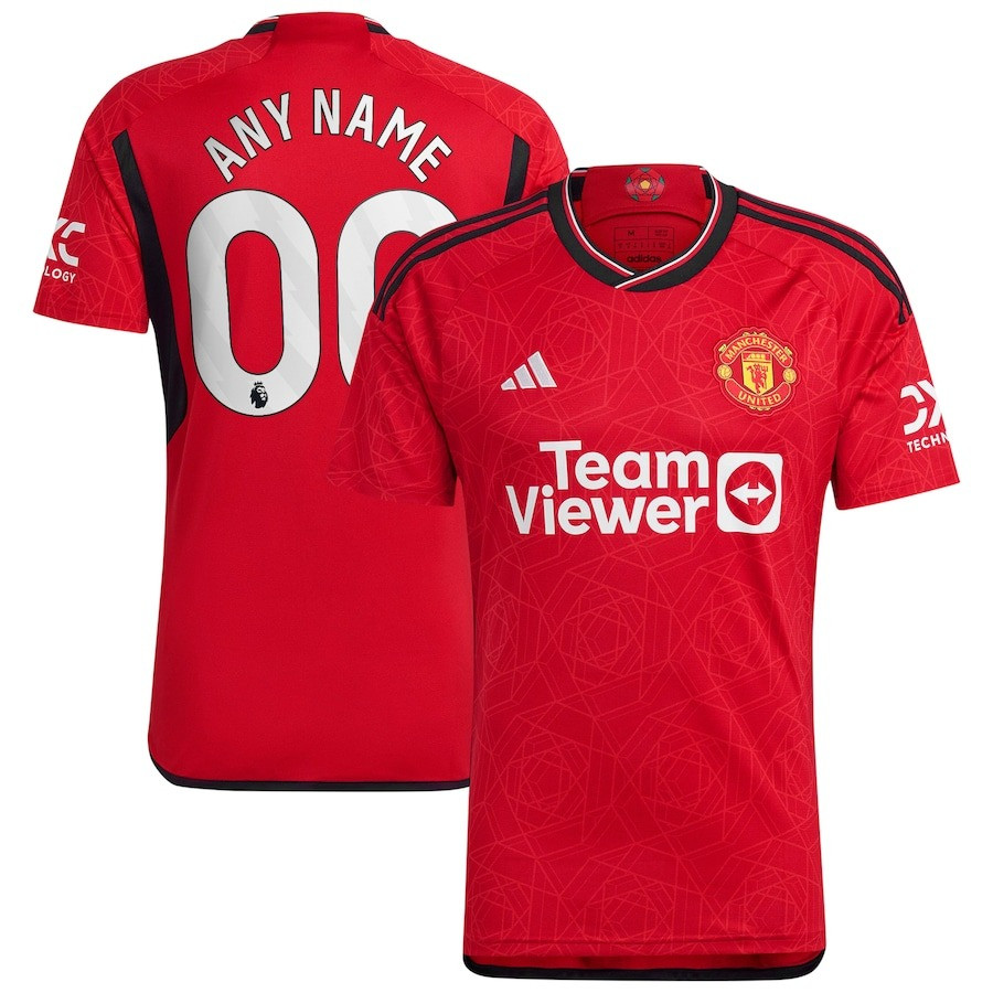 Manchester United 2023/24 Home Men Custom Jersey – Red