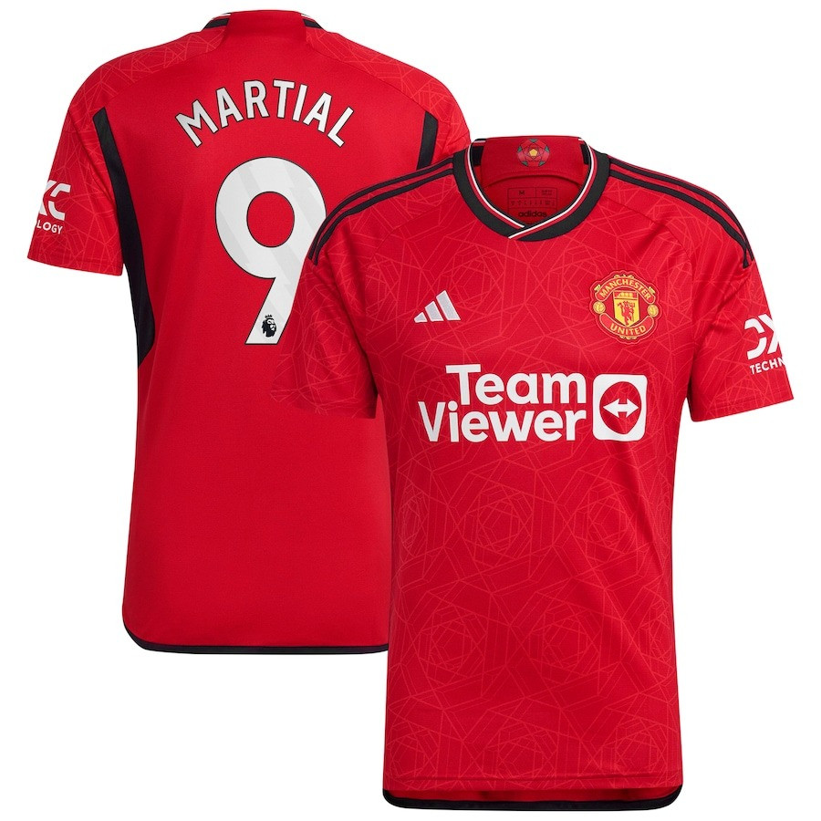 Anthony Martial 9 Manchester United 2023-24 Home Men Jersey – Red