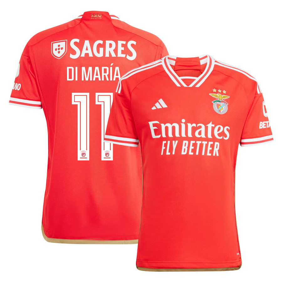 ngel Di Mara 11 Benfica 2023/24 Home Men Jersey – Red