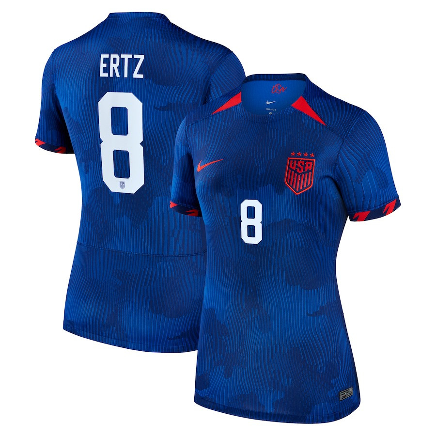 Julie Ertz 8 USWNT Women 2023 Away Jersey – Royal