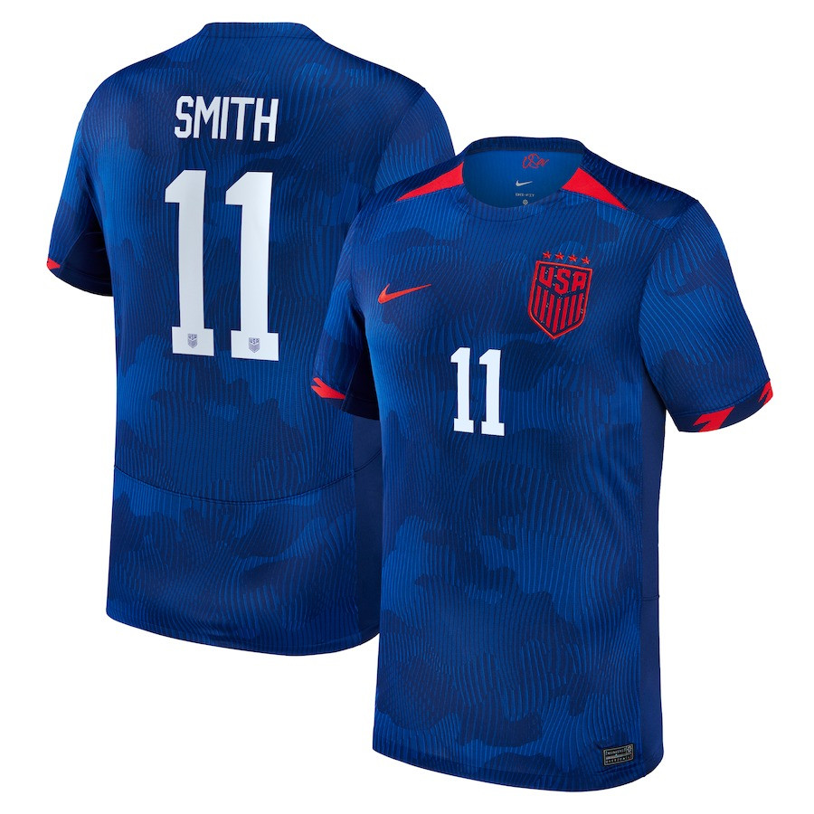 Sophia Smith 11 USWNT 2023 Away Men Jersey – Royal