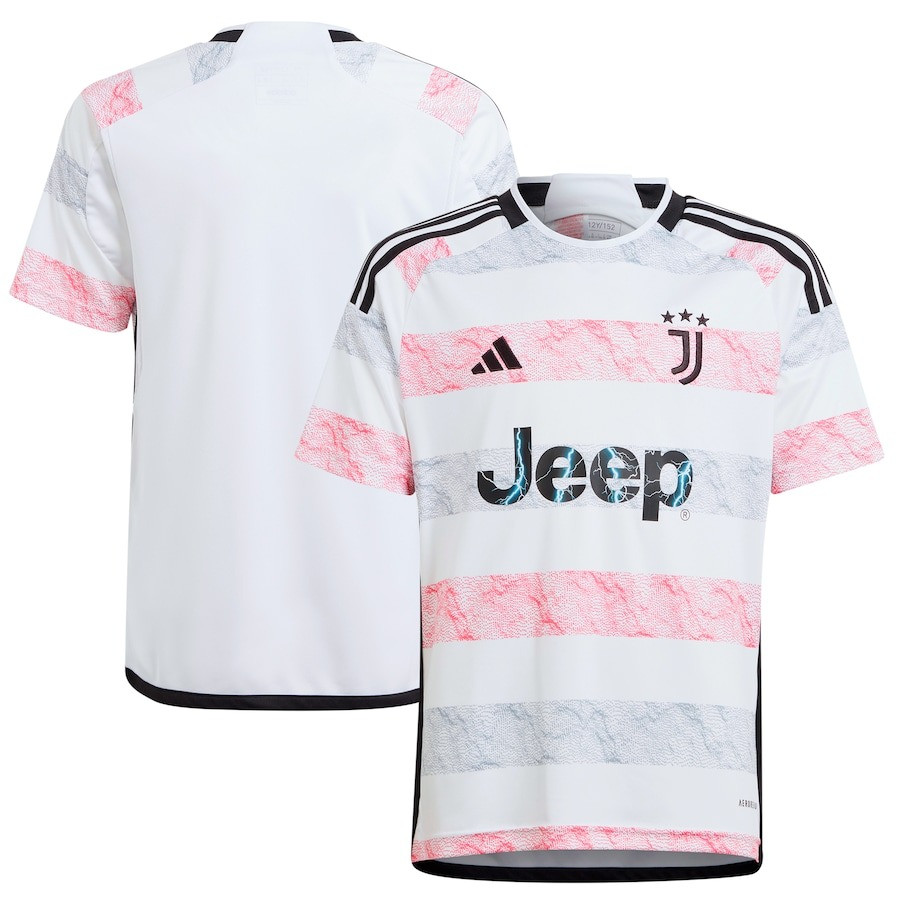 Juventus 2023/24 Away Youth Jersey – White