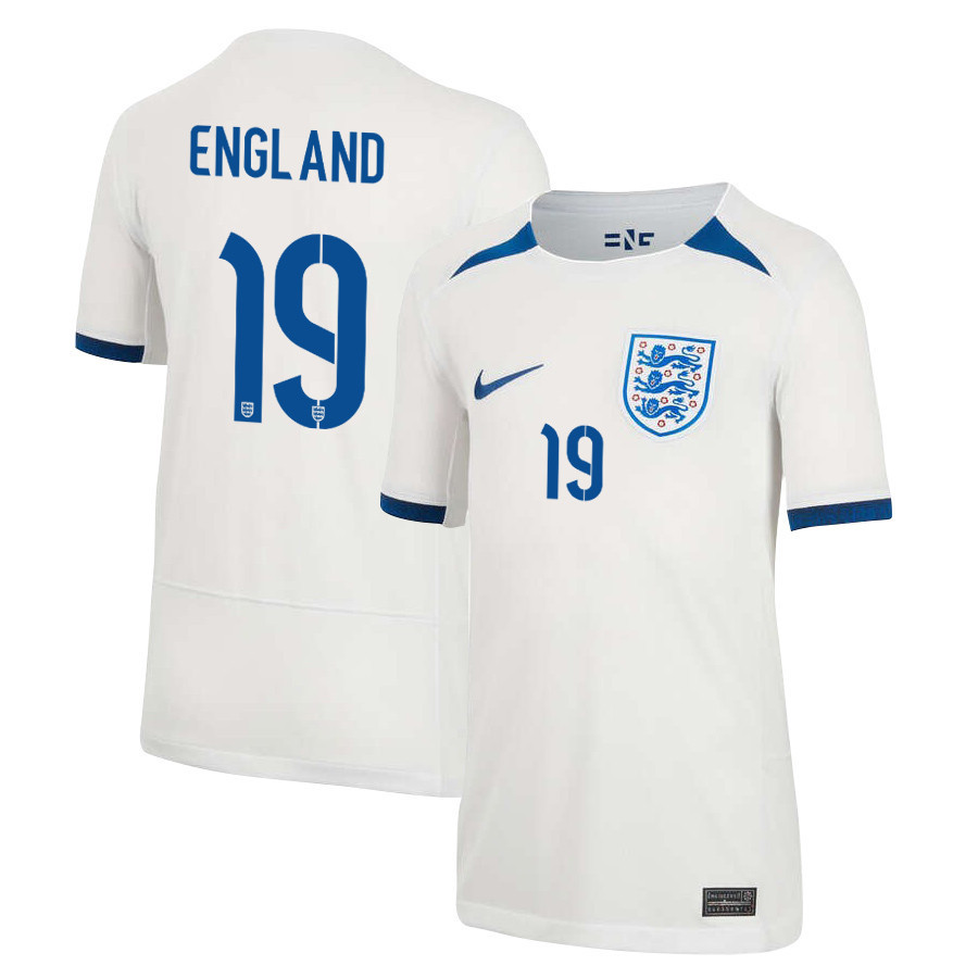 Bethany England 19 England Women's National Team 2023-24 World Cup Home Jersey, YOUTH