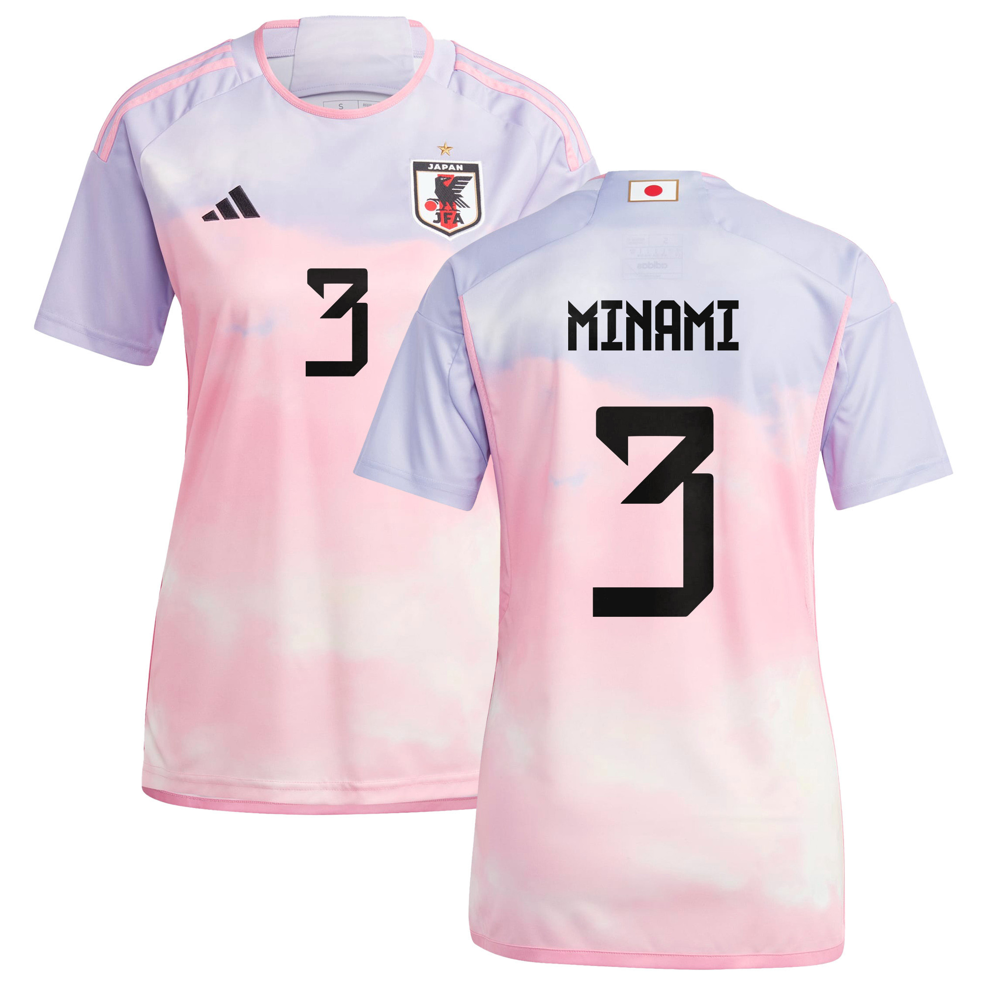 Moeka Minami 3 Japan Women's National Team 2023-24 World Cup Away Women Jersey