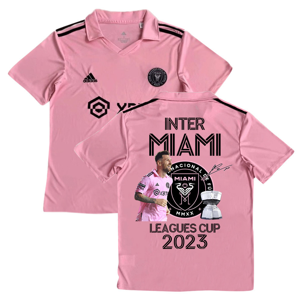 Lionel Messi 10 Inspires Inter Miami's Championship Leagues Cup 2023 Pink Jersey – YOUTH