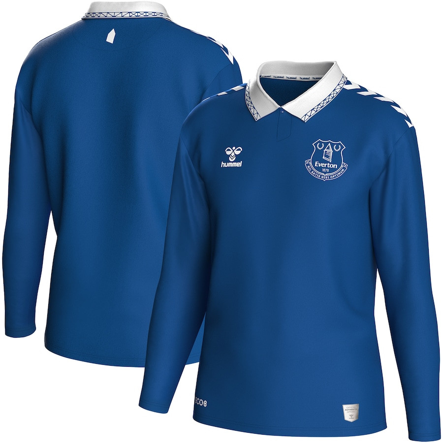 Everton 2023/24 Hummel Home Long Sleeve Men Jersey – Blue
