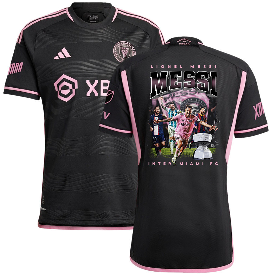 Lionel Messi 10 Inter Miami Golden Victory Leagues Cup 2023 Black Jersey – Men, Player Version