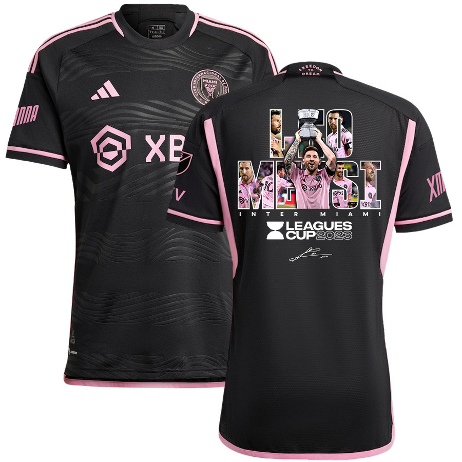 Lionel Messi 10 Inter Miami Masterpiece Of Leagues Cup 2023 Black Jersey – Men, Player Version
