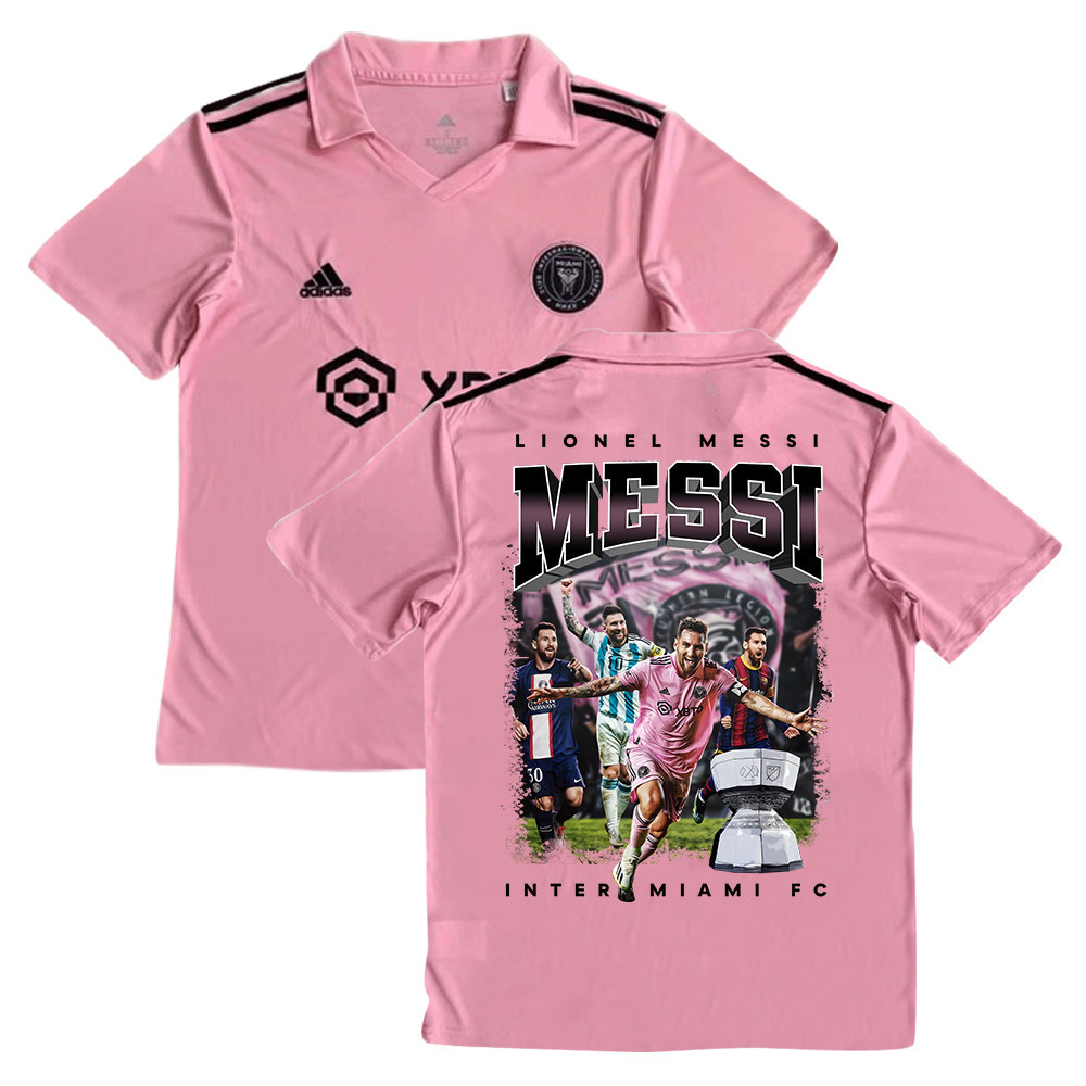 Lionel Messi 10 Inter Miami Golden Victory Leagues Cup 2023 Pink Jersey – YOUTH